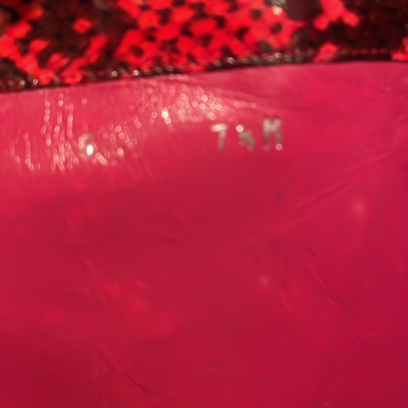 Emmanuel Ungaro Paris Red Calf Hair Snake Detailing Zip Up Boots size 7 1/2 M - Picture 12 of 16